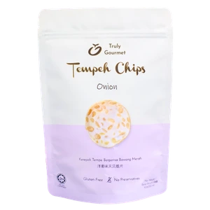 Truly Gourmet Onion Tempeh Chips 80g pack