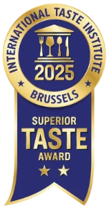 Superior Taste Award 2025 (2 stars) – International Taste Institute – Truly Gourmet Sea Salt Tempeh Chips